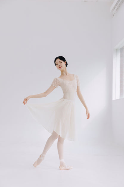 When You Are Alone Skirt Gold Beige [Ode on Tutu]