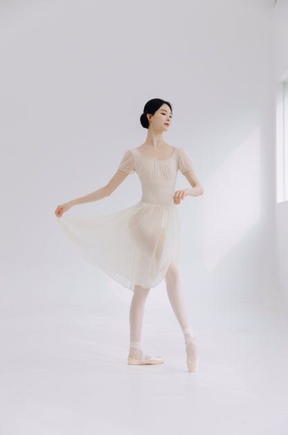 When You Are Alone Skirt Gold Beige [Ode on Tutu]