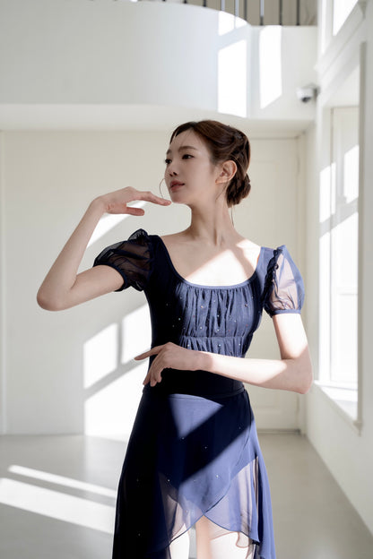 Daphne Leotard Navy [Ode on Tutu]