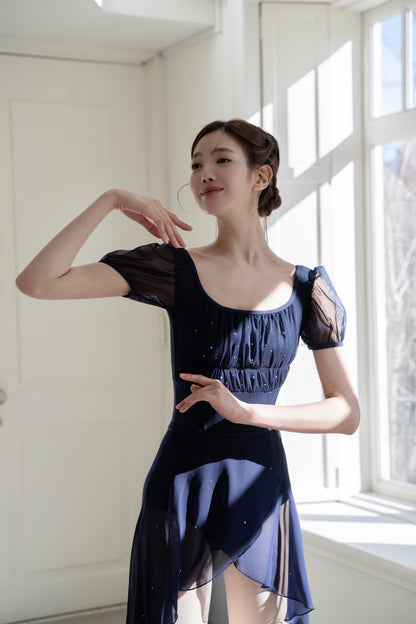 Daphne Leotard Navy [Ode on Tutu]