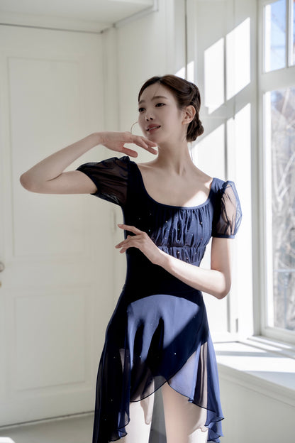 Daphne Leotard Navy [Ode on Tutu]