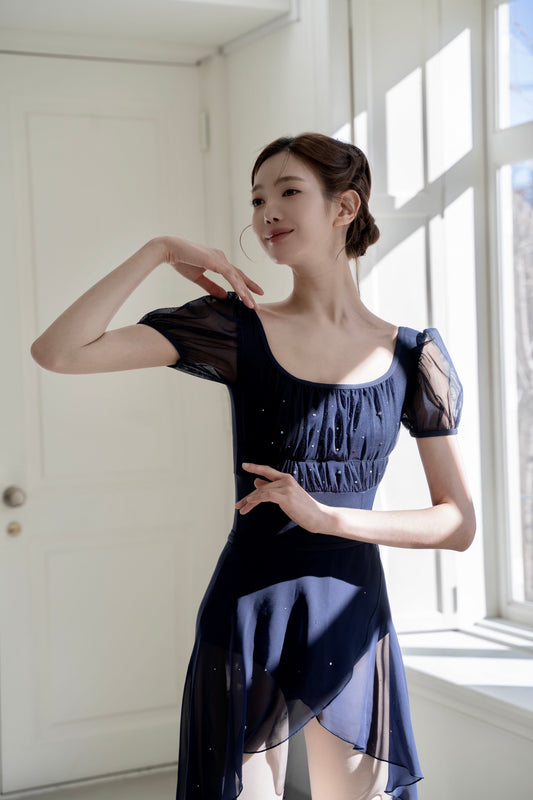 Daphne Leotard Navy [Ode on Tutu]