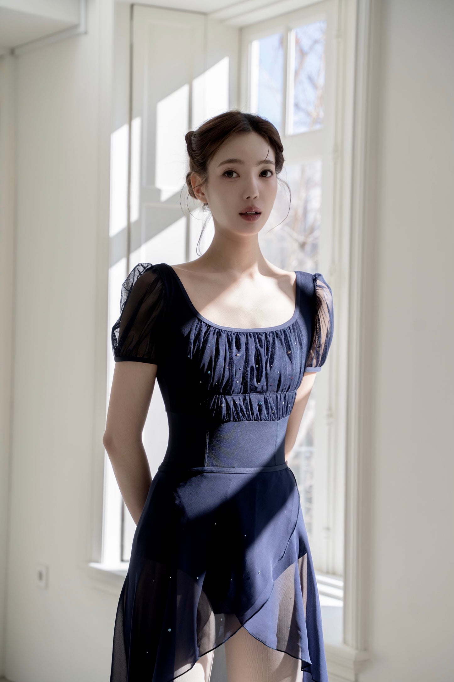 Daphne Leotard Navy [Ode on Tutu]