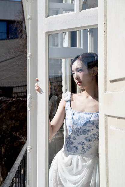 Toile de Jouy Leotard [Ode on Tutu]