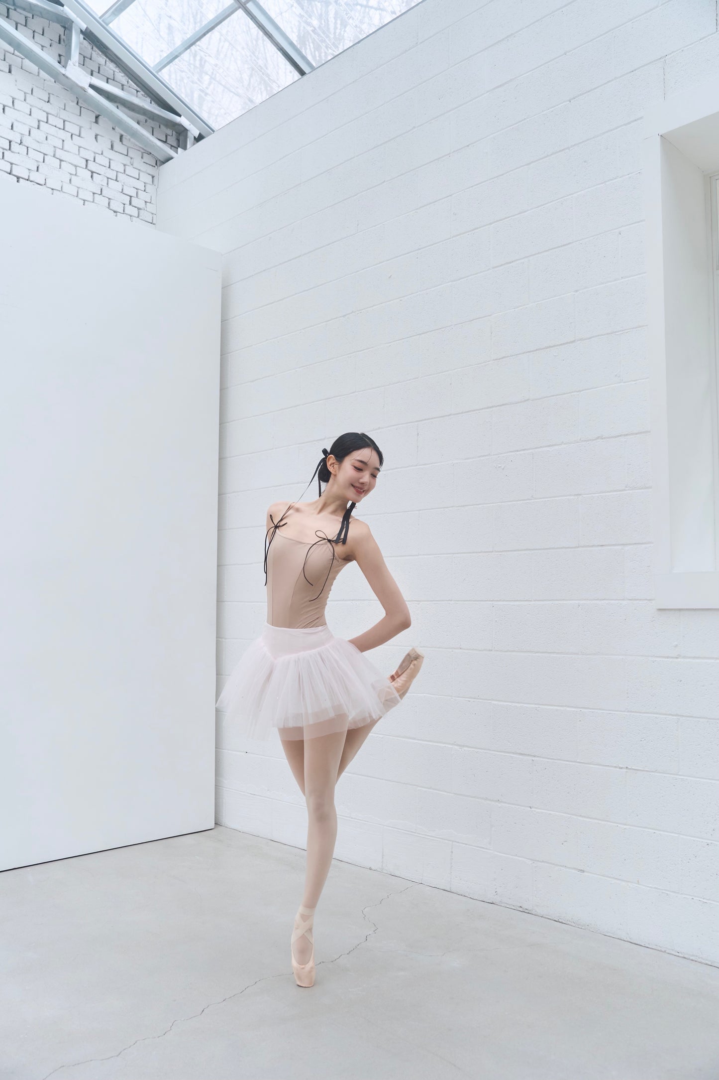 Twin Leotard Beige [Ode on Tutu]