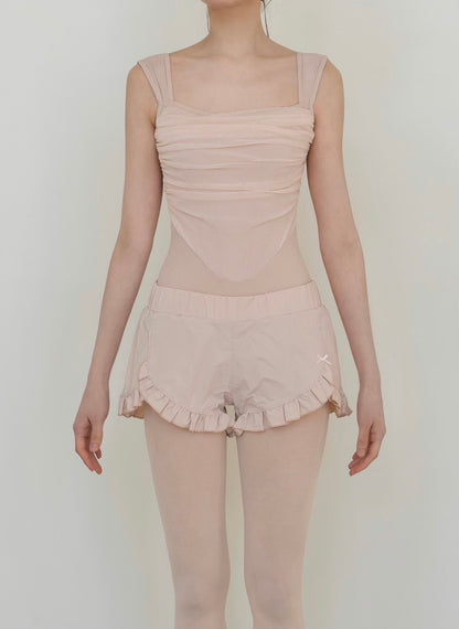 Jete Shorts Peach Sorbet [Ode on Tutu]