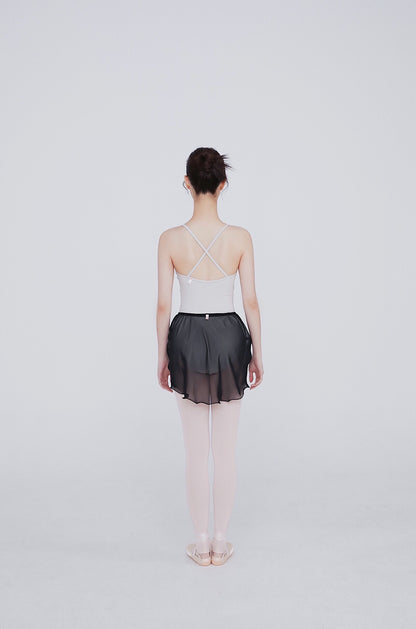 Noir-shirring Skirt [Ode on Tutu]