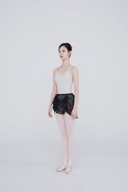 Noir-shirring Skirt [Ode on Tutu]