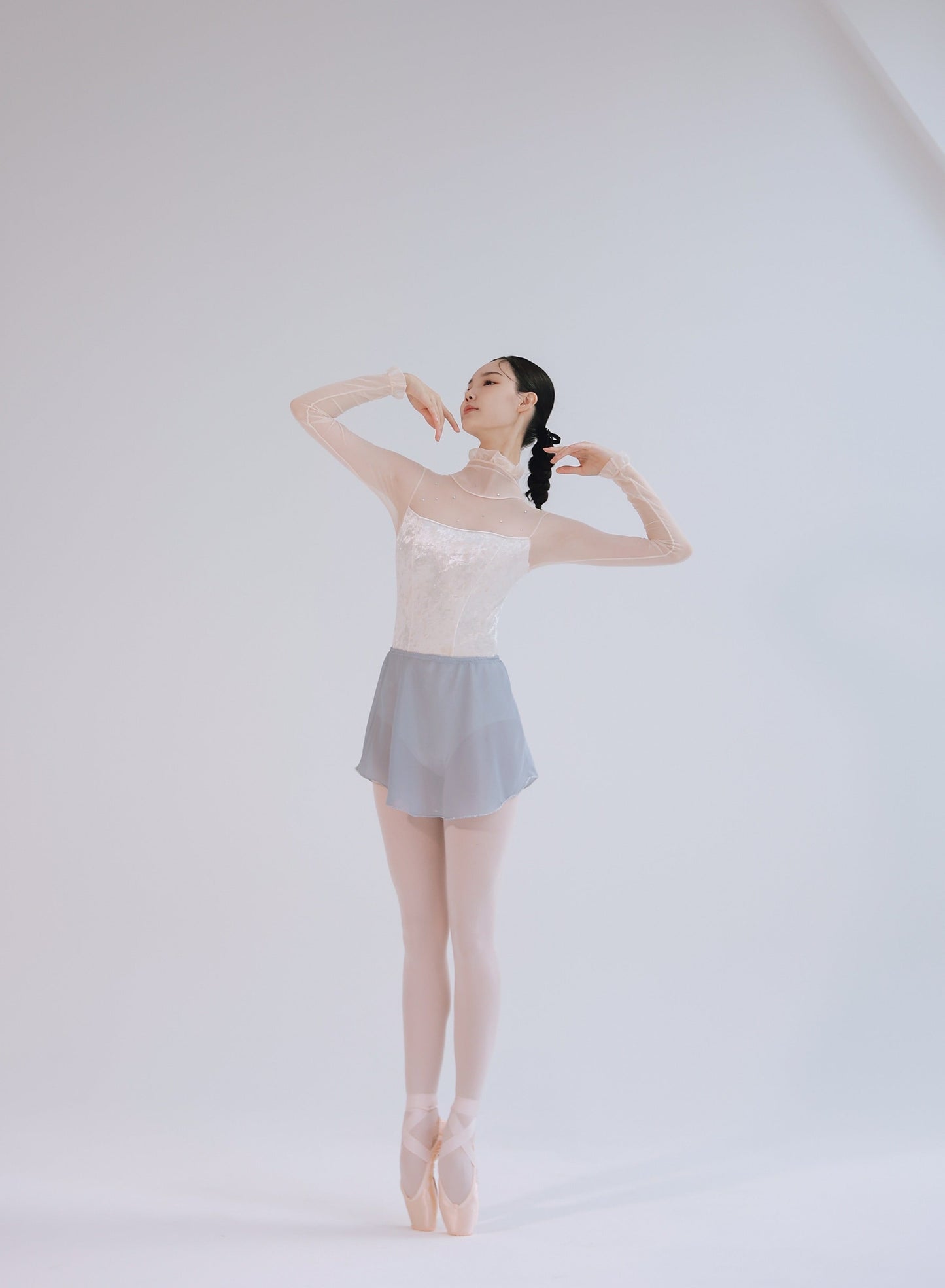 Mirror Skirt Misty Blue [Ode on Tutu]