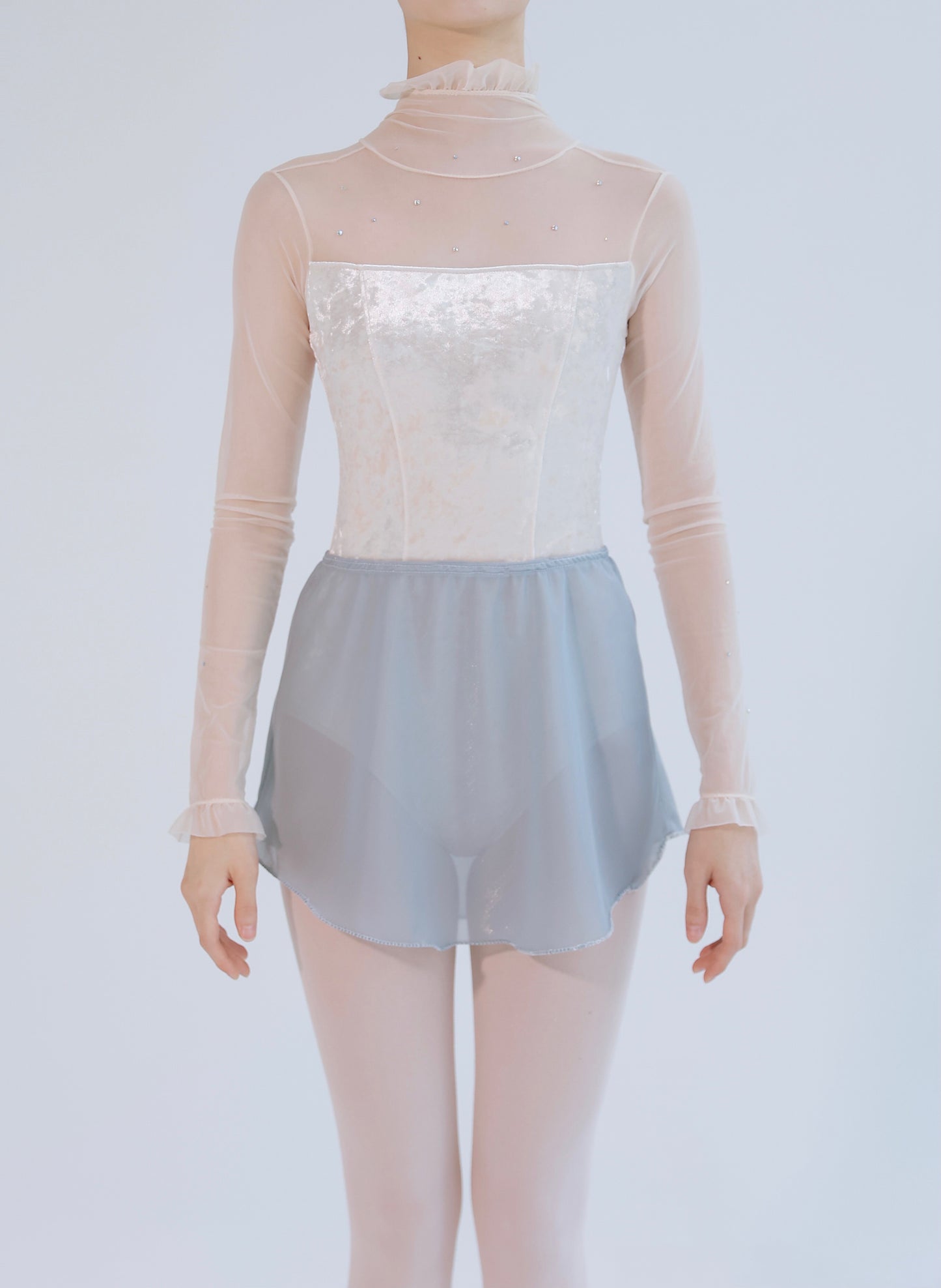 Mirror Skirt Misty Blue [Ode on Tutu]