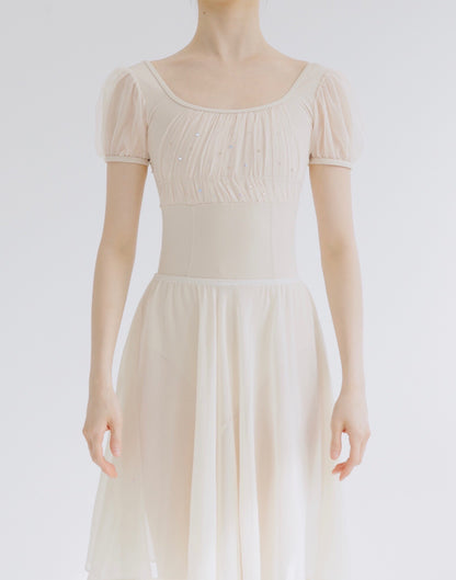 When You Are Alone Skirt Gold Beige [Ode on Tutu]