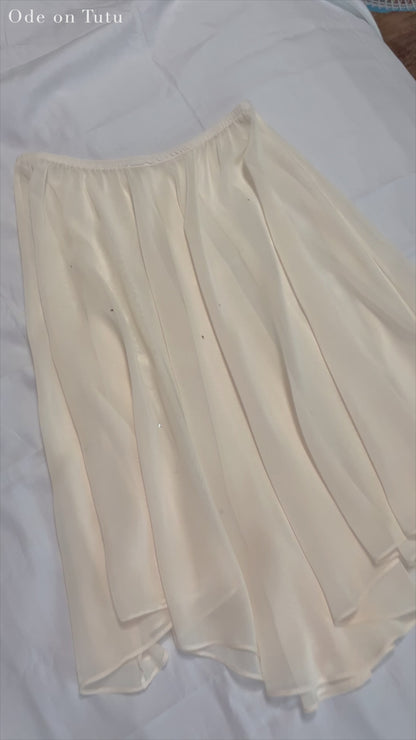 When You Are Alone Skirt Gold Beige [Ode on Tutu]